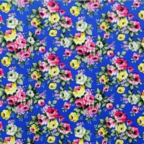 100x147cm free shipping flowers printed cotton fabric diy decoration home textile P5842