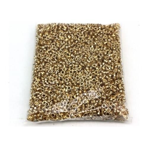 500set hole 3.5mm Rose gold eyelets buttons clothes accessory handbag findings