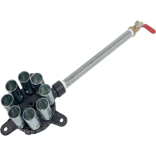 8 head direct injection LPG burner,pizza burner oven,blaze stove burner,centralized burner,oven burner,LPG burner