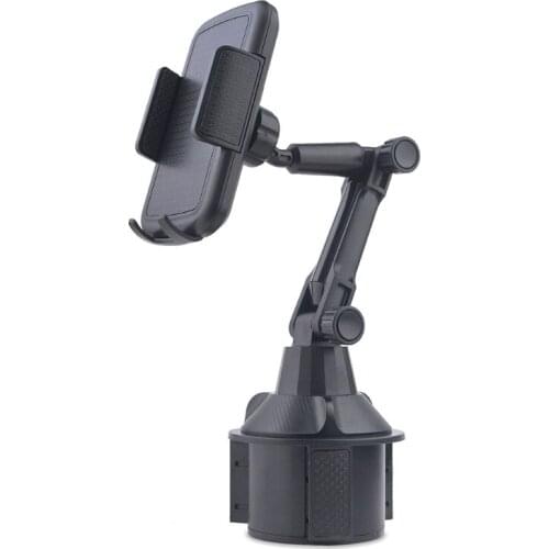 360 Degree SUV Truck Car Cup Holder Mobile Phone Mount Adjustable Angle Stand Cradle for -iphone -Samsung 3.5-6.7" Cellphone