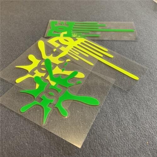 Car Styling Vinyl Bloody DC Block Motorcycle Sports Body Tank Sticker Decal