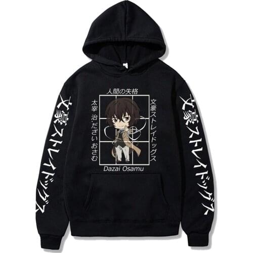 Bungo Stray Dogs Hot Anime Hoodie Truien Tops Casual Lange Mouwen Herfst Winter Unisex