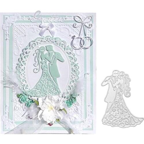 Julyarts Couple Die Cuts for Card Making Scrapbooking Dies Metal For DIY Craft Scrapbooking Cards Decorative 2021