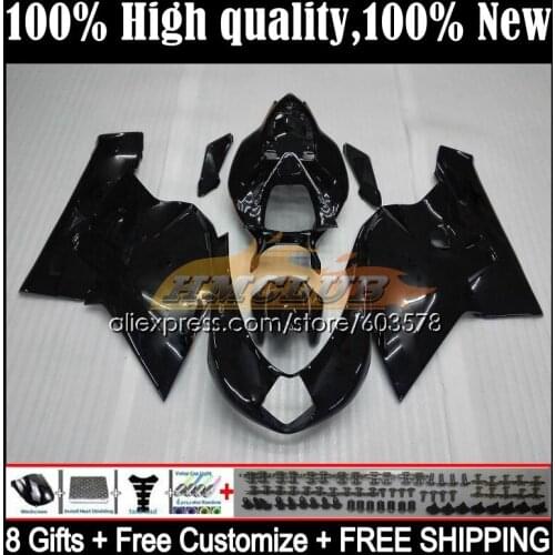 Body For MV Agusta F4 R312 750S 1000 R 750 1000CC Kit 51CL.5 1000R 312 1078 1+1 2005 2006 MA MV F4 05 06 Fairings Glossy black