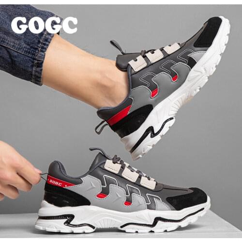 GOGC Men Sneakers Breathable Running Shoes Outdoor Sport Comfortable Casual Gym Shoes Anti Slip Sport Mens Sneakers G6743M
