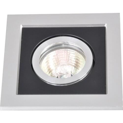 Square PC+ Aluminum downlight spotlight ceilinglamp MR16 GU10 Pinker3010