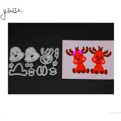 Scrapbook DEER Metal Cutting Dies For Scrapbooking Stencils DIY Album Cards Decoration Embossing Folder Die CUT Cuts Cutter