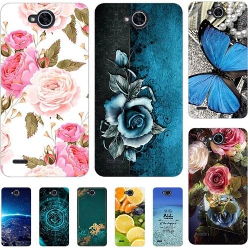 Fashion Flower Case For LG X Power 2 Power2 M320 M320N M 320 5.5" K10Power Cover Soft Silicone Cat Printing Capa Back Coque