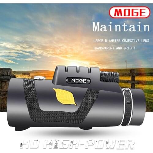 Powerful Monocular Telescope 12x50 With SmartPhone Holder Tripod Appropriate For Tourism Camping Equipment Hunting Spyglass