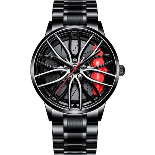 New Watches Men Sports Car Men Watches Quartz Waterproof Sport Rim Hub Wheel Wristwatch Car Quartz Mens Watches Man Watch