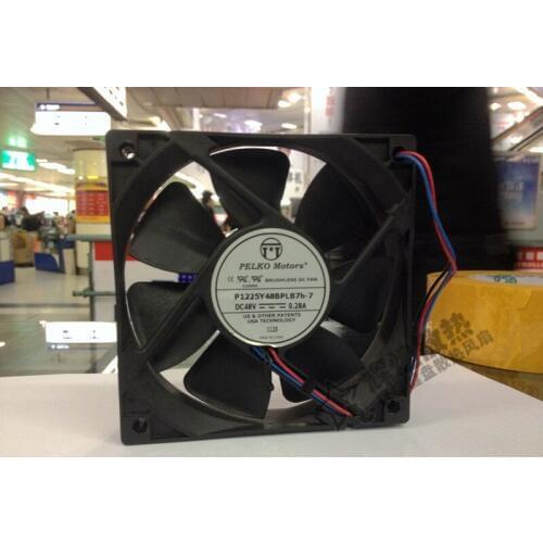NEW FOR PELKO Motors 12025 48V 0.28A 12CM P1225Y48BPLB7h-7 Frequency converter cooling fan
