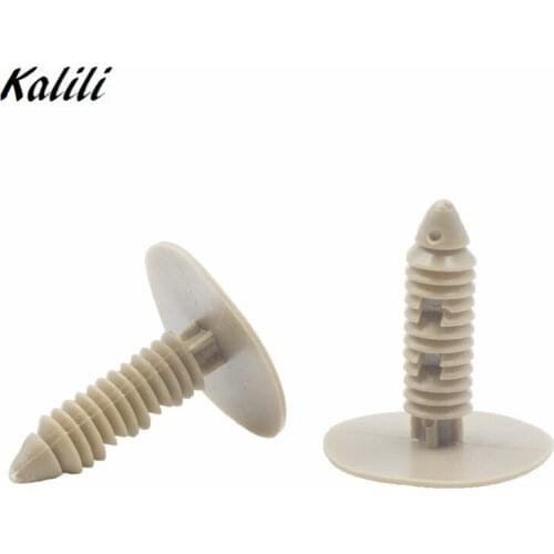 Plastic Fender & Bumper Shield Retainer Gray Fasteners Rivet For Universal Buick GM