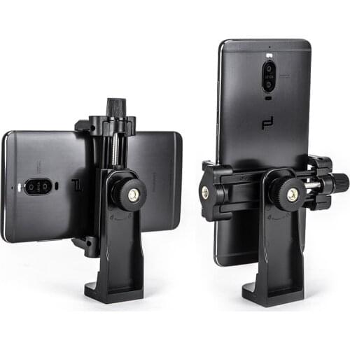 360 Degree Mobile Phone Clip Compatible With All 1/4 Screw Cellphone Holder Tripod Mount Desk Tripod Adapter For Samsung iphone