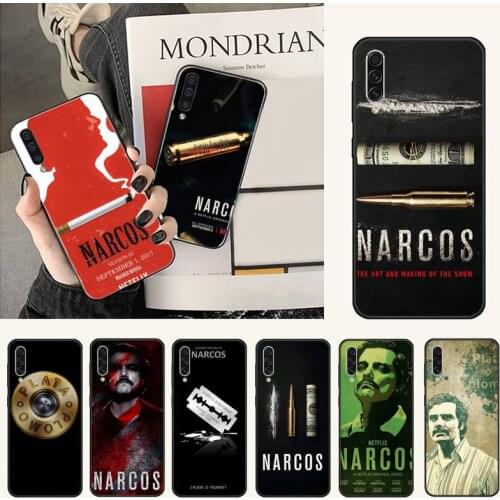 Narcos TV Series Pablo Escobar Phone Case For Samsung A20 A30 30s A40 A7 2018 J2 J7 prime J4 Plus S5 Note 9 10 Plus