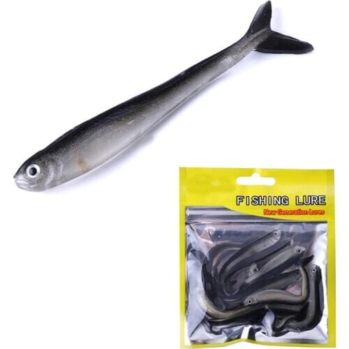 10pcs 8cm/2g Soft Rubber Drop Shot Carp Fishing Baits Worms Fish Lure Jig Head Artificial Bait Tail Lure Wobblers Fishing Tackle