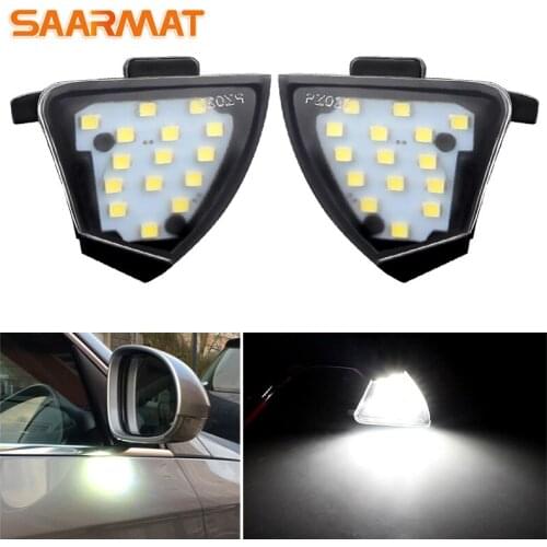 2PCS Welcome Light under side mirror puddle lights For VW Golf 5 GTI Mk5 MkV Jetta Passat B6 R32 Golf6 Variant Side Mirror Light