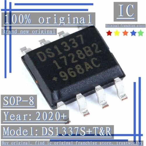 2020+100% Brand new original 10PCS-50PCS DS1337S+T&R DS1337 SOP-8 Real time clock chip