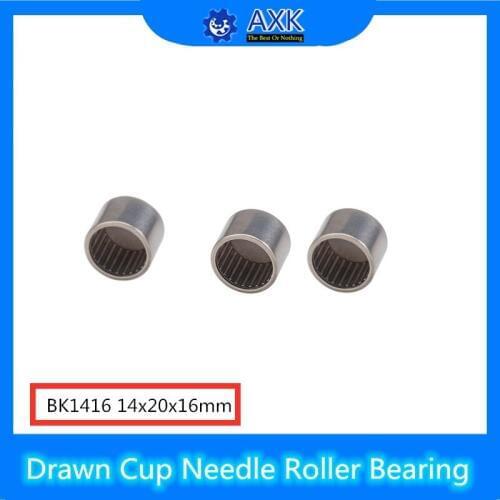 BK1416 Needle Bearings 14*20*16 mm ( 5 Pcs ) Drawn Cup Needle Roller Bearing BK142016 Caged Closed ONE End