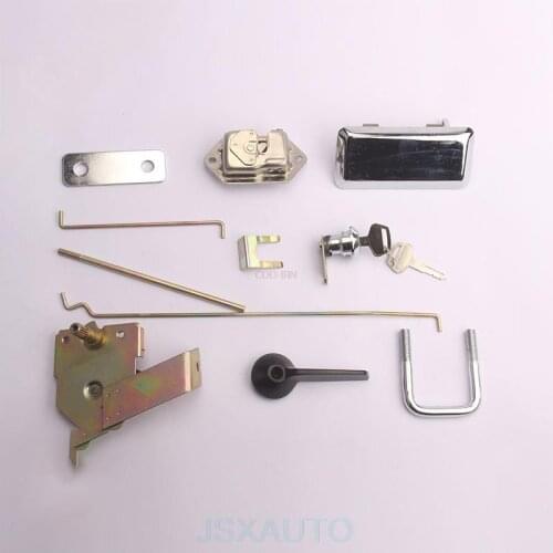 For KOMATSU PC120-5/200-5/PC60-6 Excavator Accessories Cab door lock block assembly handle
