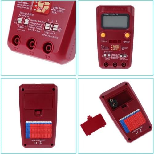 ESR02PRO Digital Transistor Tester Capacitance Inductance Resistance LCR Meter Multimeter SMD Components ESR Measurement
