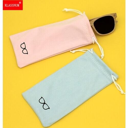 1pc Sunglasses Fleece Bag Multi Solid Color Eyeglasses Protective Soft Cover Portable Container Case Durable lentes Glasses Bag