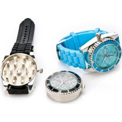 Classic Wrist Watch Herb Grinder Grinder Metal Tobacco Smoke Crusher Watch Grinder Smoking Weed Accessories