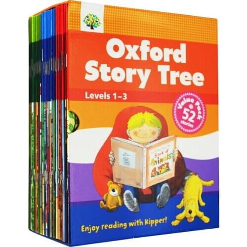 4-8 year 52 book/set Oxford Story Tree 1-3 enjoy reading with Kipper Children English picture book Graded reading enlightenment