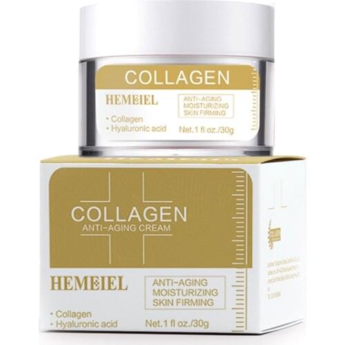 Collagen Anti Aging Facial Cream White Brightening Moisturizing Lifting Firming Oil Control Shrink Pore Nourishing Wrinkle 30g