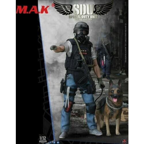 1/12 Soldier Story SSM-003 HK SDU K9 Canine Handler Action Figure Collectible
