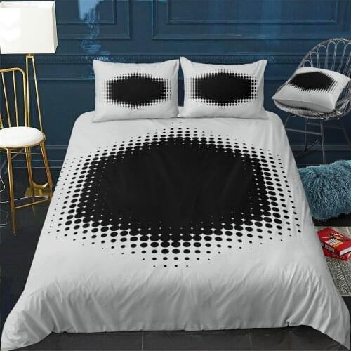 Geometric Bedding Set For Bedroom Soft Bedspreads For Double Bed Home Duvet Cover Quality Quilt Cover+Pillowcasex2