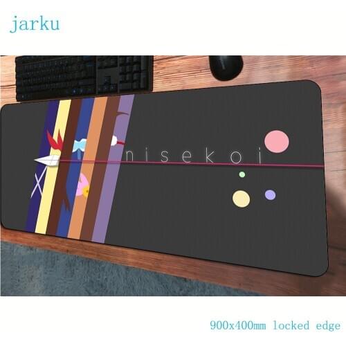 Nisekoi mats 900x400MM Onodera Kosaki gaming mouse pad mousepad Kirisaki Chitoge pc notebook gamer accessories padmouse mat