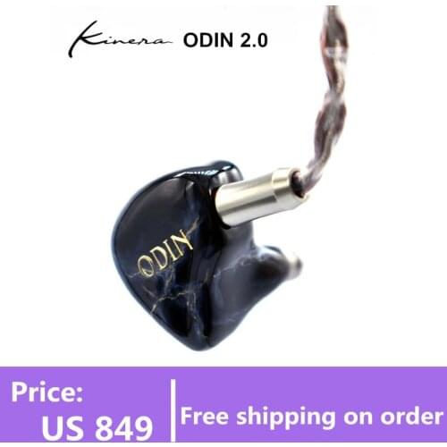 Kinera ODIN 2.0 K8 8BA In Ear Earphones Hifi Balanced Armature Earphones Ear hook Noise-Cancellation Earbuds