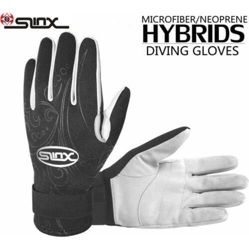 SLINX 2mm Neoprene Diving Gloves Microfiber AMARA Gloves Diving Prevent Scratches Keep warm wear-resistant anti-sting gloves