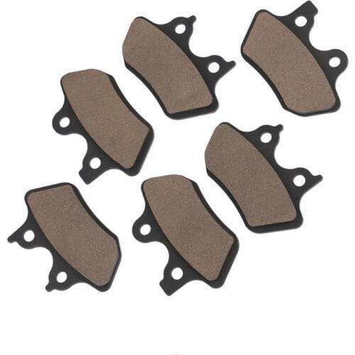 Motorcycle Front + Rear Brake Pads For Harley Touring Electra Street Glide Dyna Sportster XL 1200S FXDX FLHR 2000-2007 FLHTC