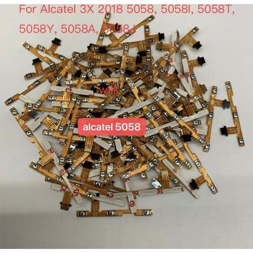 For Alcatel 3X 2018 5058 5058I 5058T 5058Y 5058A Power On Off Volume Up Down Switch Side Button Key Flex Cable Replacement Parts