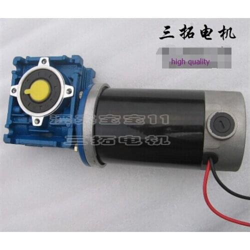 GW80170 24VDC reduction ratio 1: 7.5 100W mirco Turbine worm shaft decelerate DC Motor motor speed 220r/min