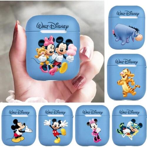 Happy Disney Tigger Mickey Minnie MousePattern Case for Airpods Pro 1/2 Cover Protective Earphone Cases Headphones Funda Protect