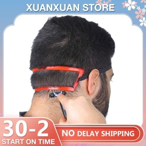 Neck Hairline Template Beard Haircut Shaping Trimming Shaper Stencil Trimmer Clipper Clip Hair Styling Accessories DIY Tool