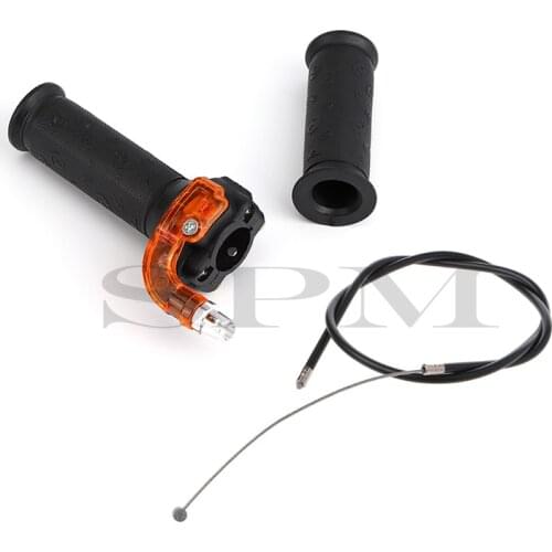 1 Pair Throttle Accelerator Grip Twist 80cm Cable For Pocket bike/4-stroke dirt bike/mini bike 50cc 90cc 110cc 125cc 140cc