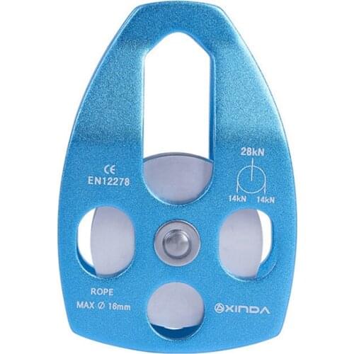 Xinda Outdoor Mountaineering Big Pulley Hoisting Pulley Speed Expanding High Altitude Traverse Hauling Gear