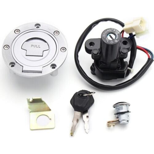 Ignition Switch Lock & Fuel Gas Cap Key Set For Yamaha MT03 06-12 YZF R6 R1 98-05