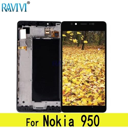5.2'' 950 AMOLED LCD For Nokia Lumia 950 LCD Display RM1104 RM1118 Touch Screen Digitizer Assembly Replacement For Nokia950