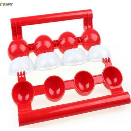 1PC Meatballs Fish Balls Stuffed Meatballs Maker Kitchen Homemade Rice-meat Dumplings Fish Balls Plastic Mould Cooking OK 0262