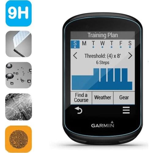 2Pcs/Lot Screen Protector for Garmin Edge 1030 130 520 Plus 530 820 830 1000 Waterproof Anti Scrarch 9H Clear Tempered Glass