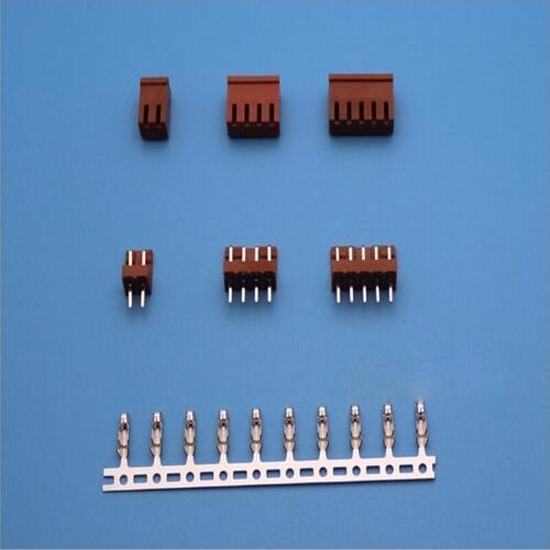 3 set terminals connectors 2Pins3P4P5P6P7P8P9P10P 2.5mm space pitch straight needle