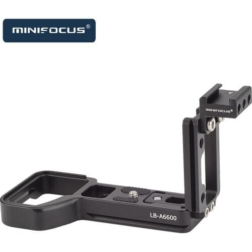 6600 L Bracket For Sony A6600 Arca-Swiss Standard L Plate with Cold Shoe Mount Extension Adjustment Tripod Mounting Plate