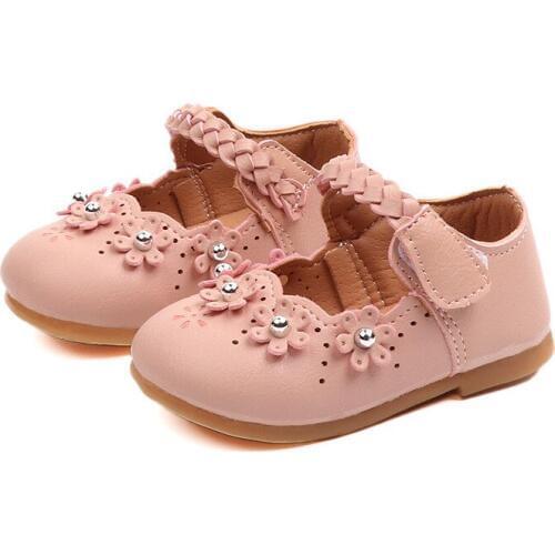 Chaussure fille Baby Toddler shoes girls Small princess Shoes soft sole flowers little Girls Single shoes 8M 10M 12M 15M 2 3 4T
