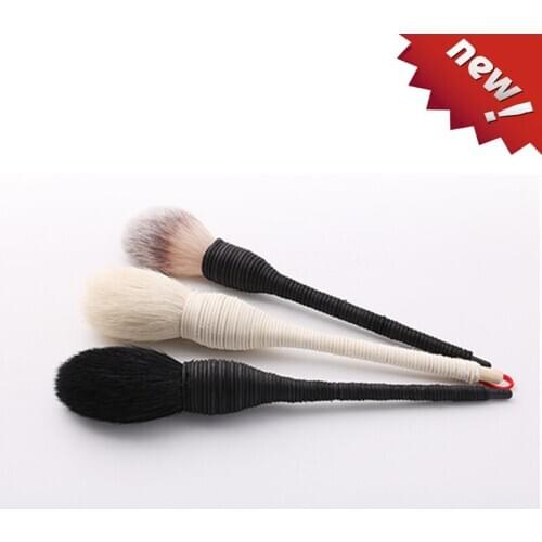 Goat Wool Makeup Brushes Cream for foundation Powder brush Set Soft Face Blush Brush Professional Large Cosmetics Make Up Tools