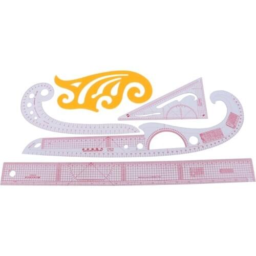 5Pcs/Set Sewing French Curve Ruler Measure Sewing Dressmaking Tailor Craft Tool