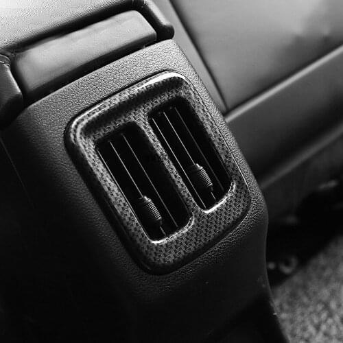 ABS Matte Car Back Rear Air Condition outlet Vent frame cover trim Car Accessories for Jeep Compass 2017 -2020